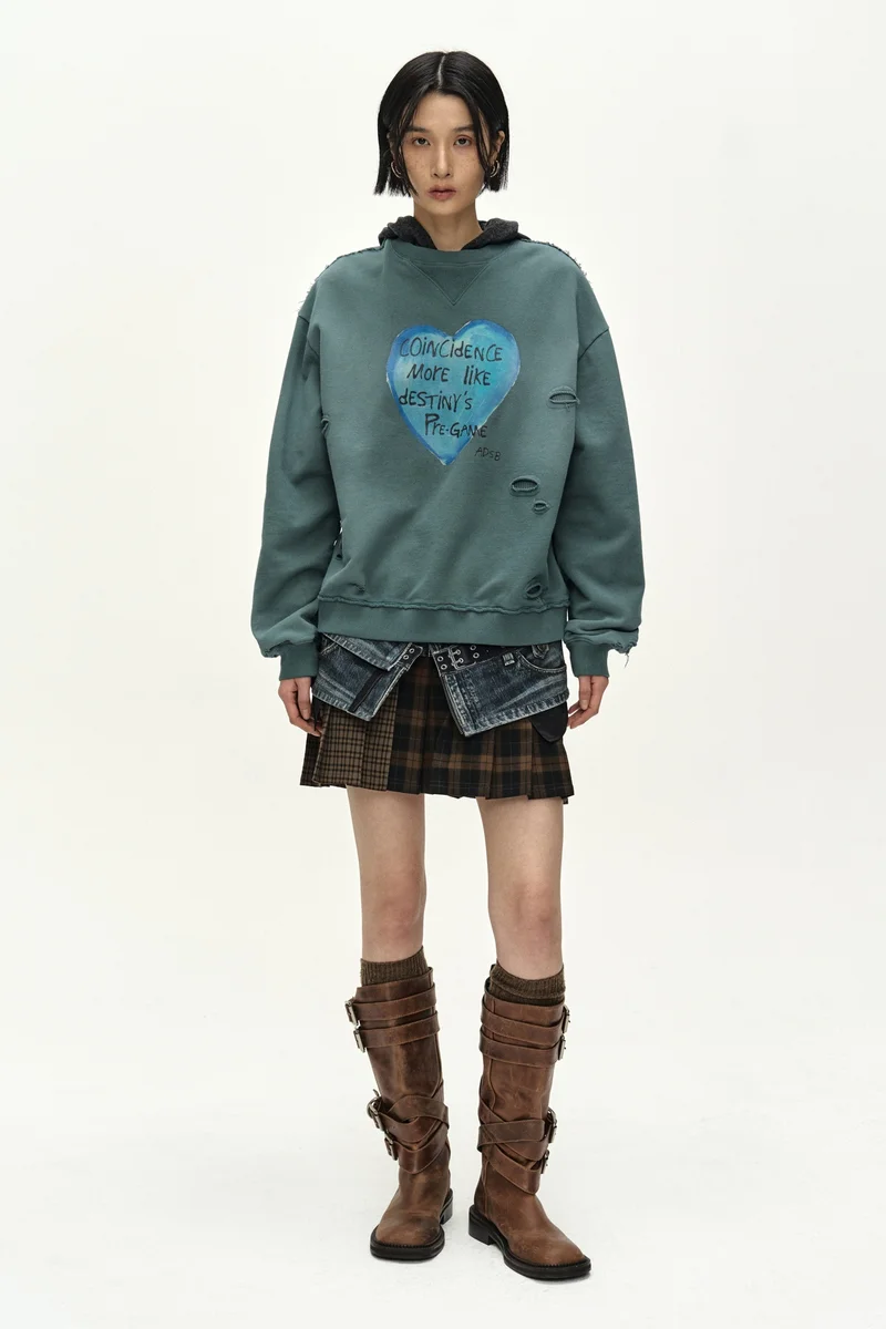 DOUBLE BELT PRINTED MINI SKIRT 8