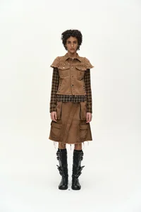 CARGO POCKET WRAP SKIRT thumb 1