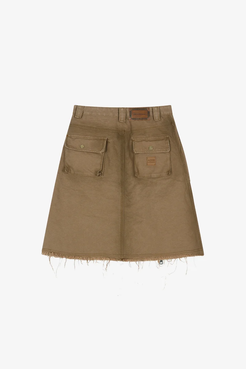 CARGO POCKET WRAP SKIRT 13