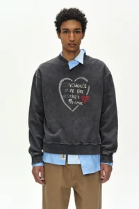 (ESSENTIAL) UNISEX HEART FIX SWEATSHIRT thumb 1
