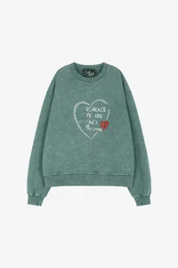 (ESSENTIAL) UNISEX HEART FIX SWEATSHIRT
