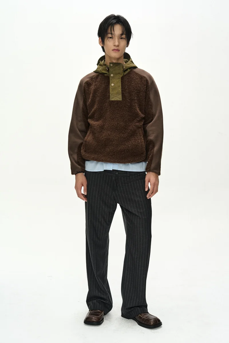 ORTE TERRY HALF ZIP UP HOODIE 2