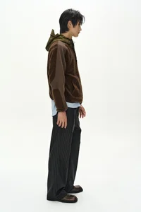 ORTE TERRY HALF ZIP UP HOODIE thumb 3