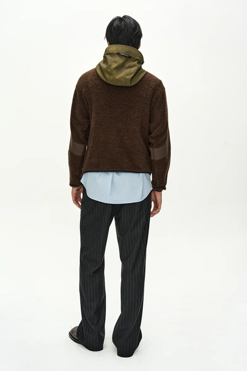 ORTE TERRY HALF ZIP UP HOODIE 4