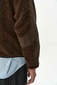 ORTE TERRY HALF ZIP UP HOODIE thumb 8