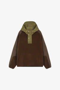 ORTE TERRY HALF ZIP UP HOODIE thumb 9