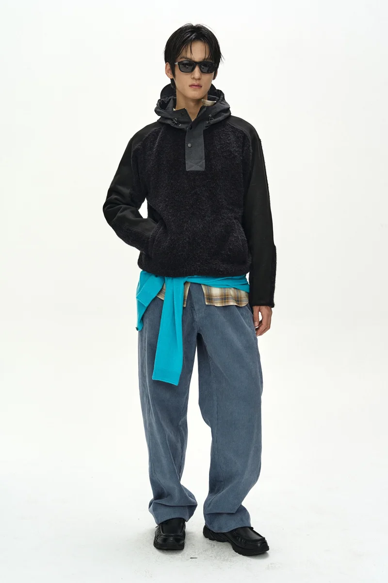 ORTE TERRY HALF ZIP UP HOODIE 2