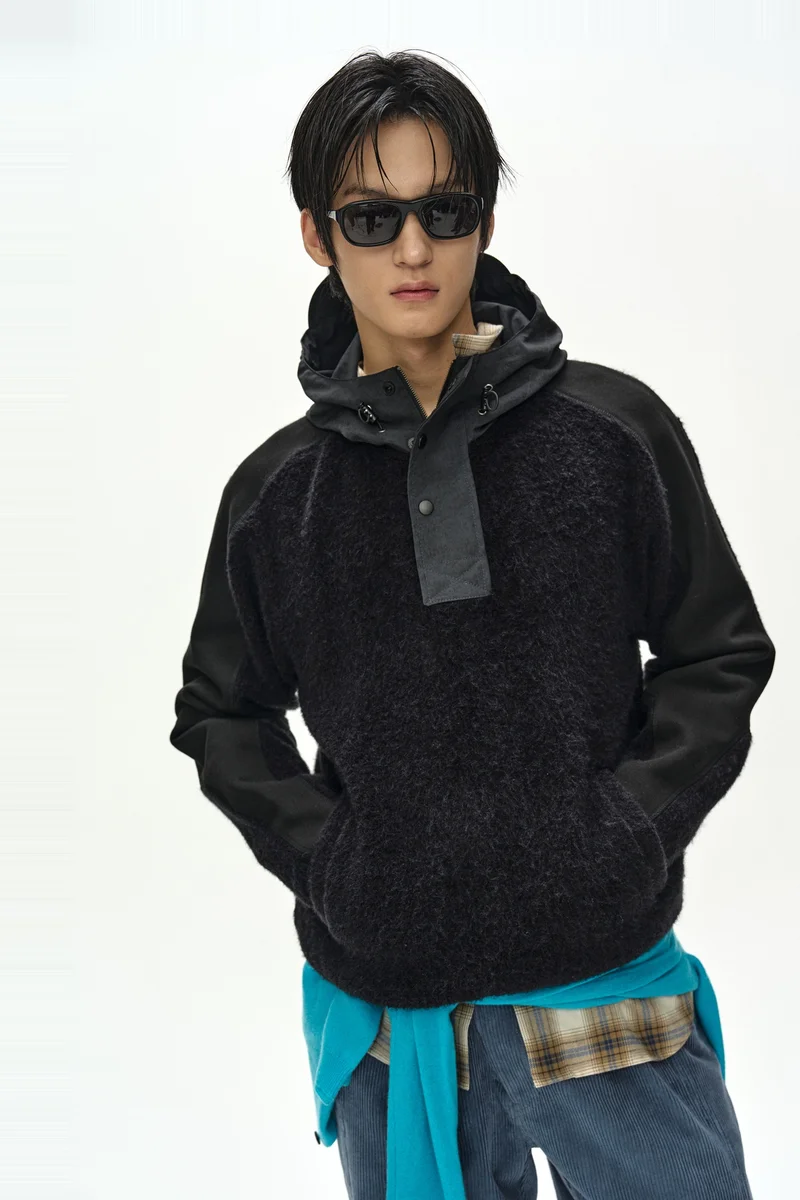 ORTE TERRY HALF ZIP UP HOODIE 7