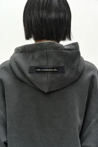 RAW-CUT STUDDED ZIP-UP HOODIE thumb 8