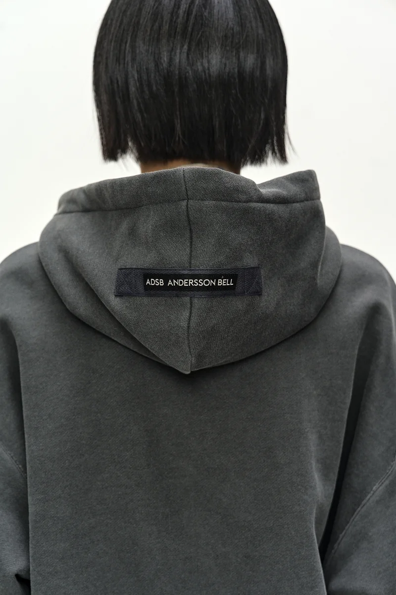 RAW-CUT STUDDED ZIP-UP HOODIE 8