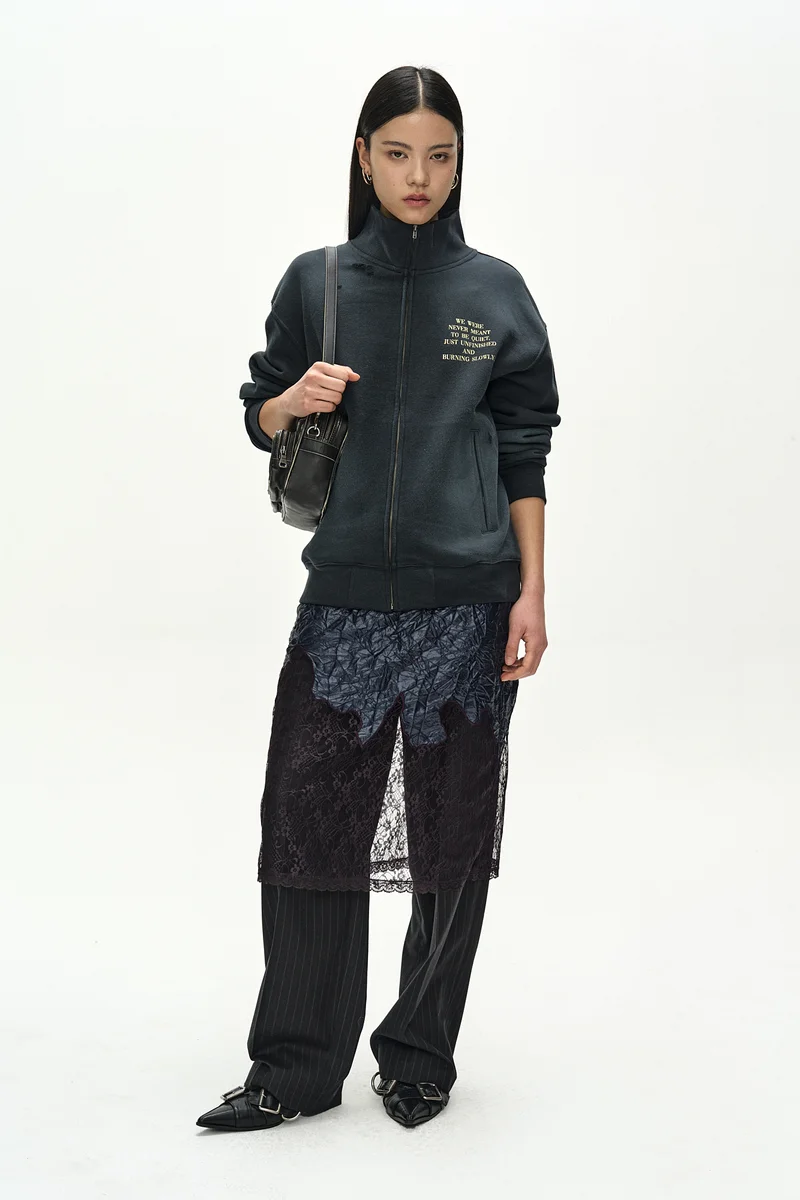 FRAME 001 HIGH-NECK ZIP UP 3