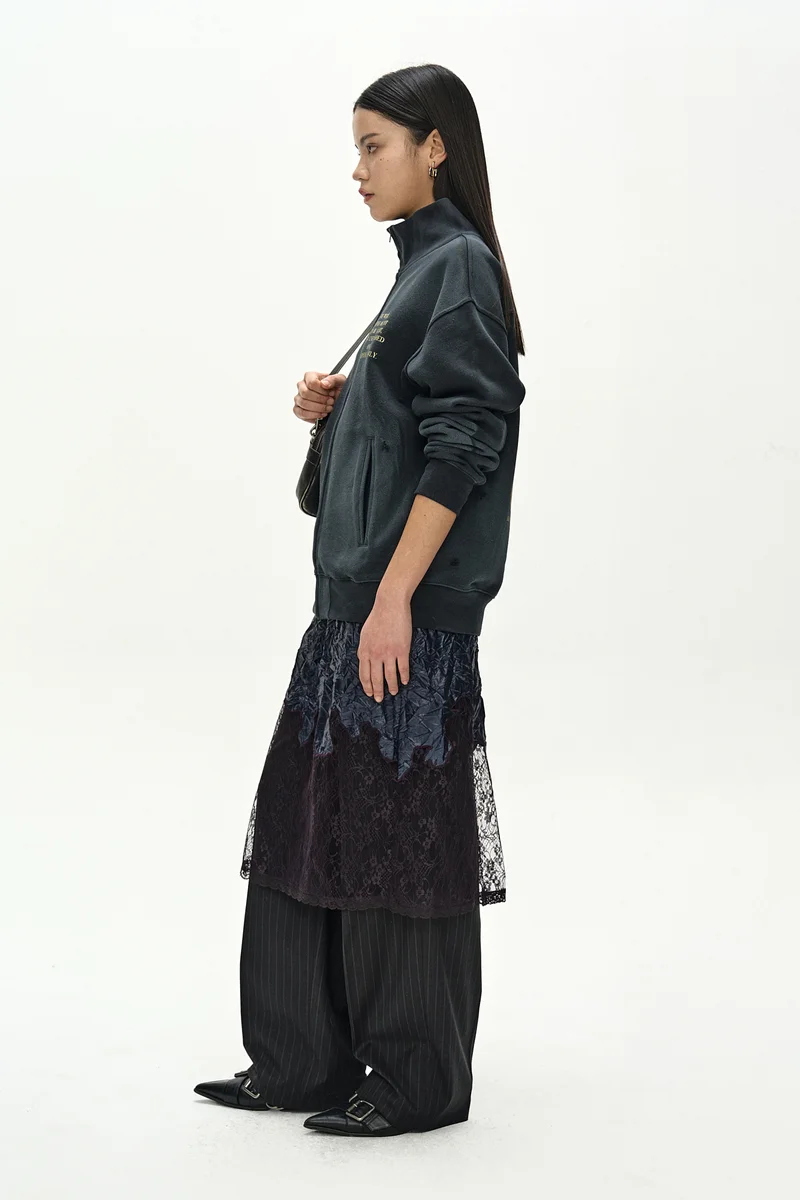 FRAME 001 HIGH-NECK ZIP UP 4