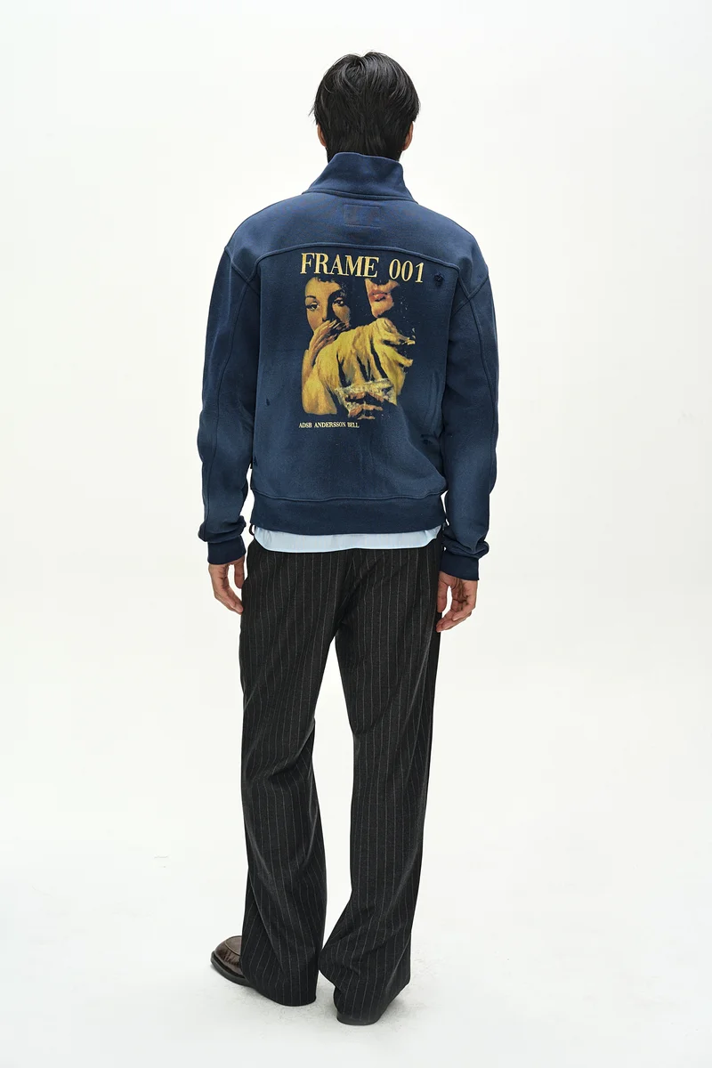 FRAME 001 HIGH-NECK ZIP UP 2
