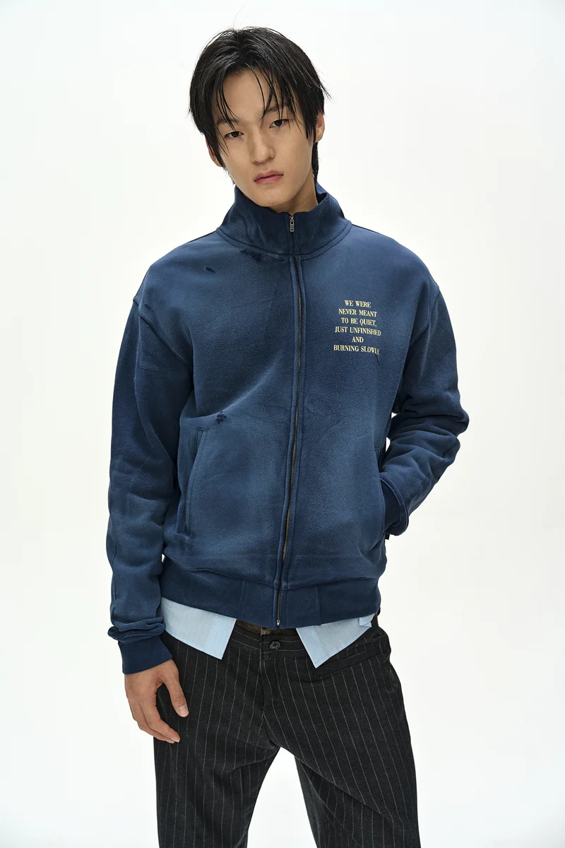 FRAME 001 HIGH-NECK ZIP UP 3