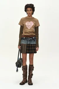 LAYERED HEART MESSAGE LONG SLEEVE T-SHIRT thumb 3