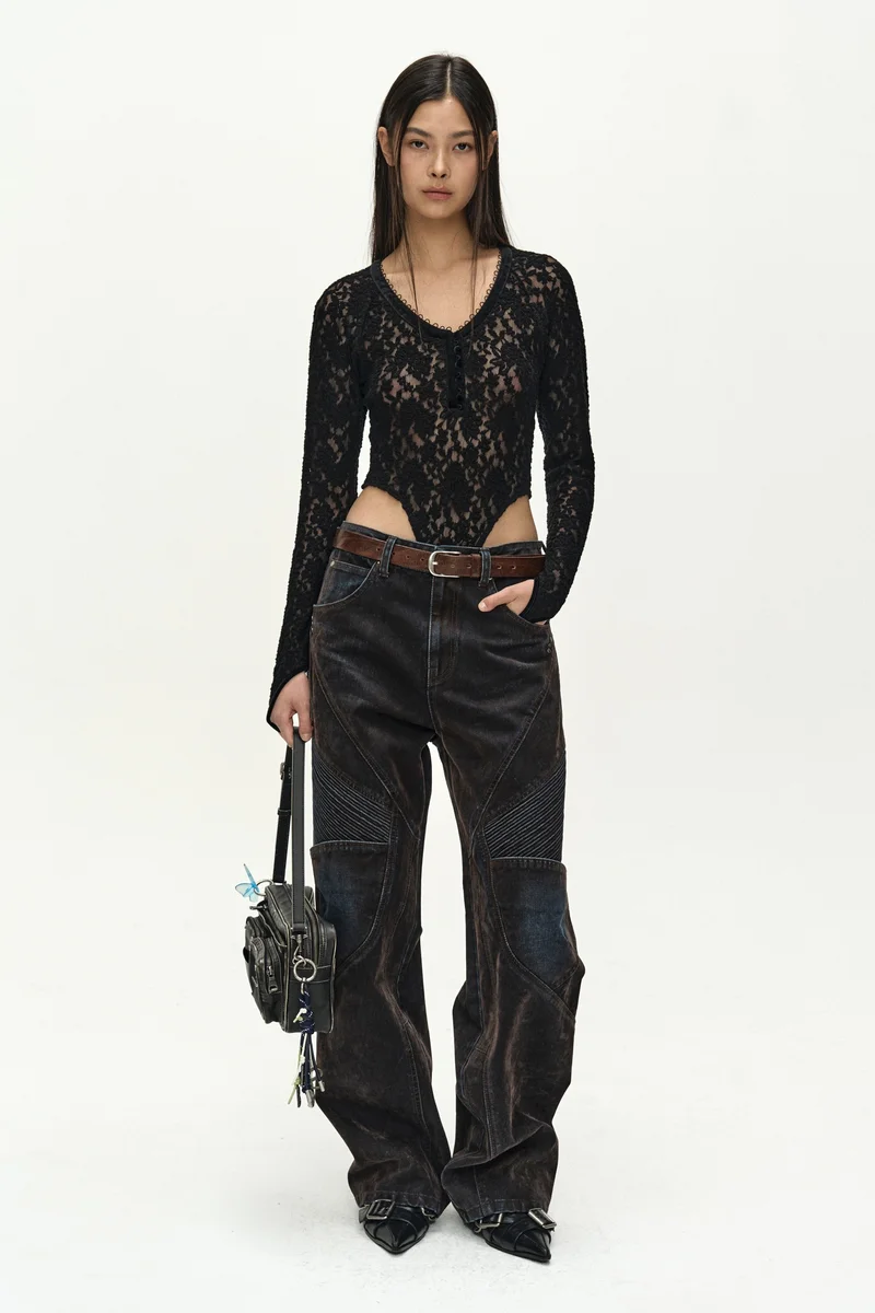 LACE MESH BODYSUIT 1
