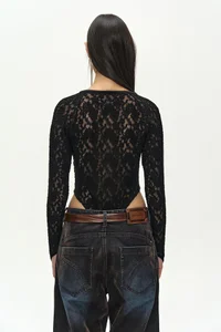 LACE MESH BODYSUIT thumb 5