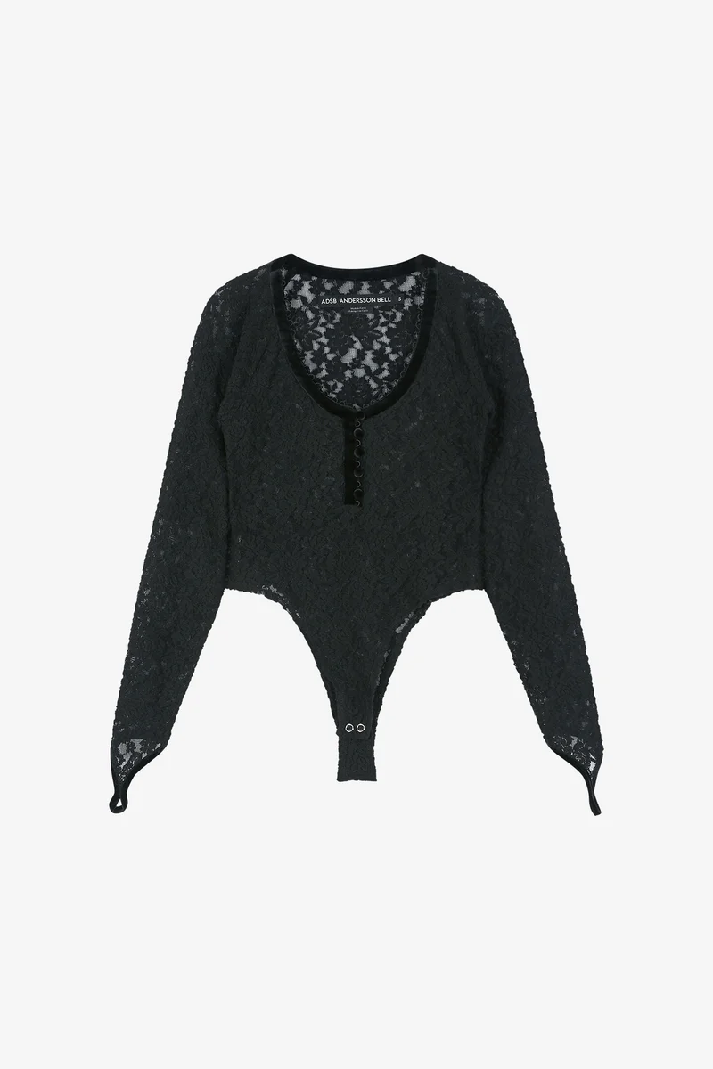 LACE MESH BODYSUIT 10
