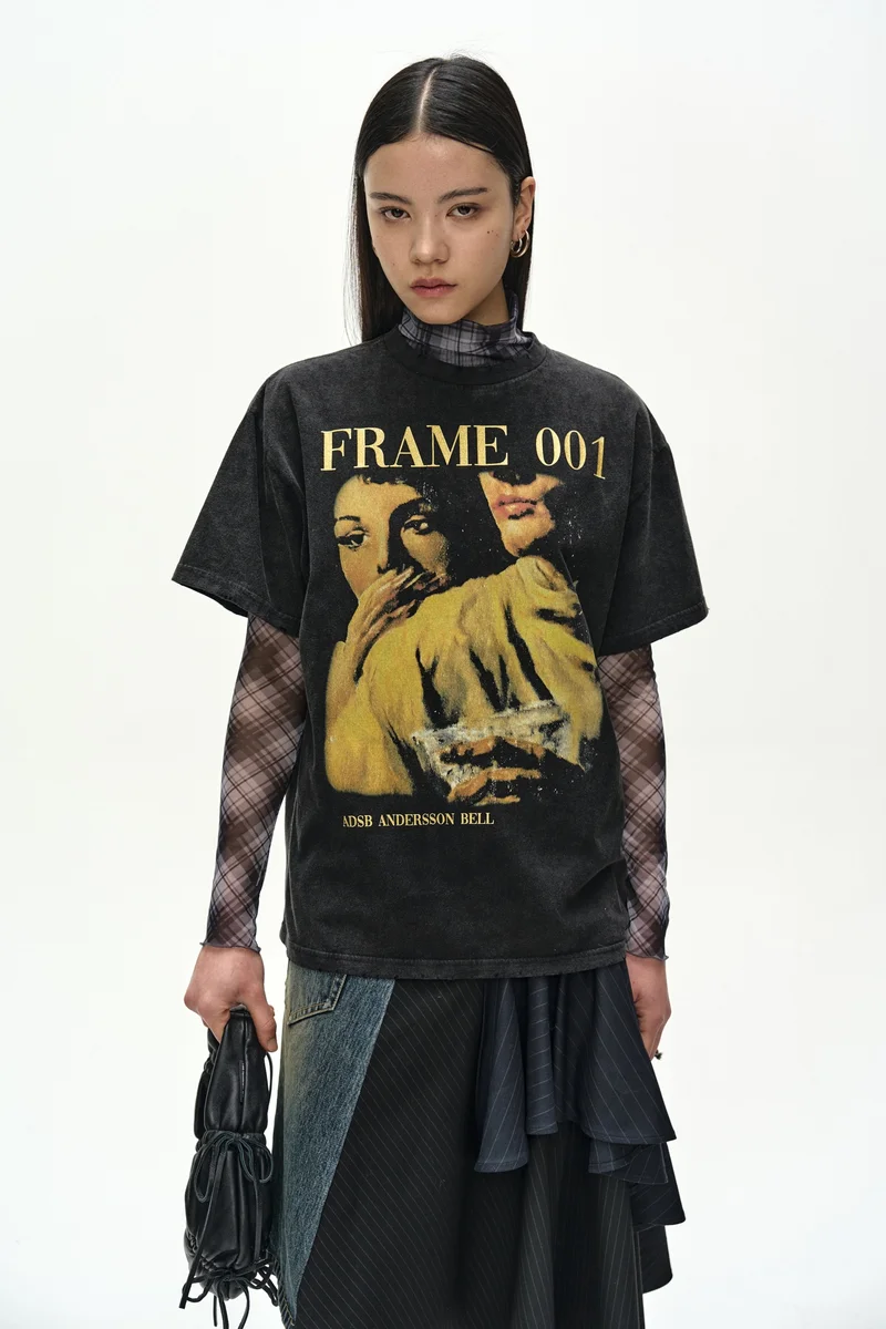 LAYERED FRAME 001 PRINTED T-SHIRT 4