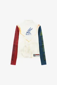RACING GRAPHIC COLOR-BLOCK HIGH-NECK TOP thumb 11