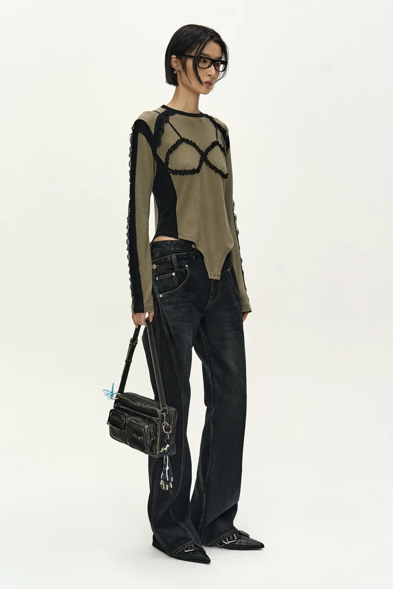 STRAP DETAIL LONG SLEEVE BODYSUIT 2