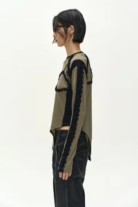 STRAP DETAIL LONG SLEEVE BODYSUIT thumb 4