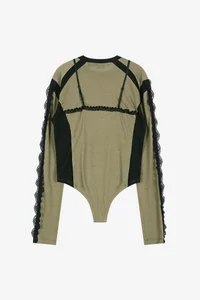 STRAP DETAIL LONG SLEEVE BODYSUIT thumb 10