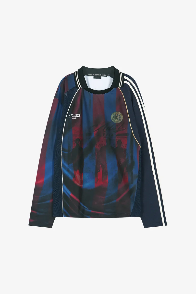 REWORKED FOOTBALL LONG SLEEVE T-SHIRT 9
