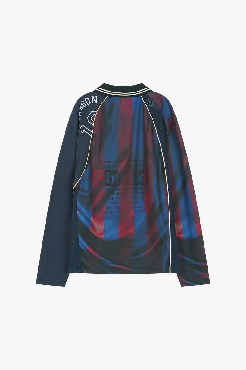 REWORKED FOOTBALL LONG SLEEVE T-SHIRT 10