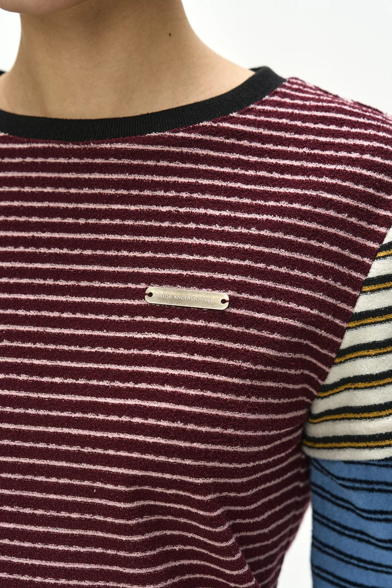 TERRY MULTI STRIPE LS T-SHIRT 6