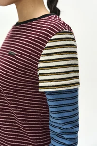 TERRY MULTI STRIPE LS T-SHIRT thumb 7