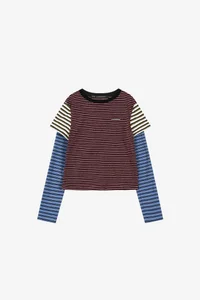 TERRY MULTI STRIPE LS T-SHIRT thumb 8