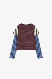 TERRY MULTI STRIPE LS T-SHIRT thumb 9
