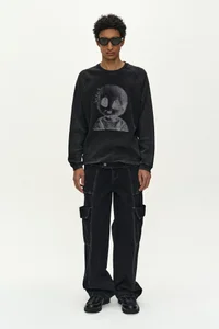 UNISEX ALIEN MACHINERY WAFFLE LONG SLEEVE T-SHIRT thumb 3