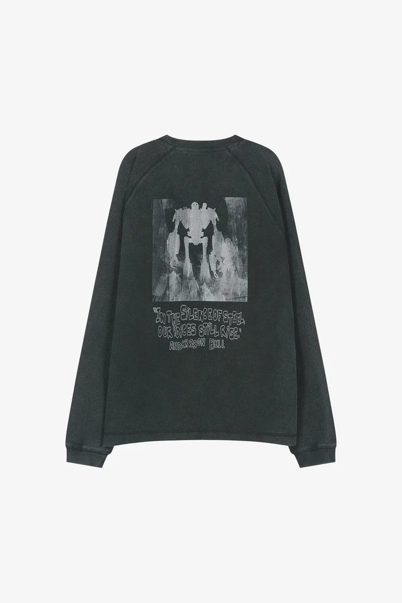 UNISEX ALIEN MACHINERY WAFFLE LONG SLEEVE T-SHIRT 10