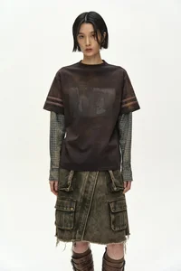 LAYERED SLEEVE GRAPHIC T-SHIRT thumb 1