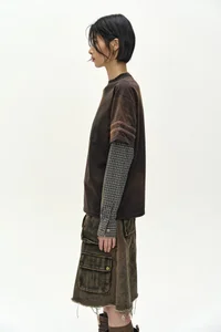 LAYERED SLEEVE GRAPHIC T-SHIRT thumb 4