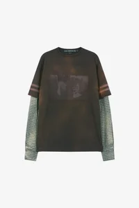 LAYERED SLEEVE GRAPHIC T-SHIRT thumb 9
