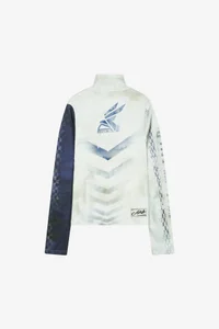 RACING GRAPHIC COLOR-BLOCK HIGH-NECK TOP thumb 9