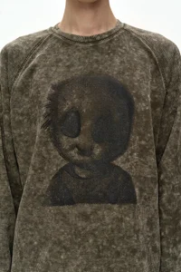 UNISEX ALIEN MACHINERY WAFFLE LONG SLEEVE T-SHIRT thumb 4