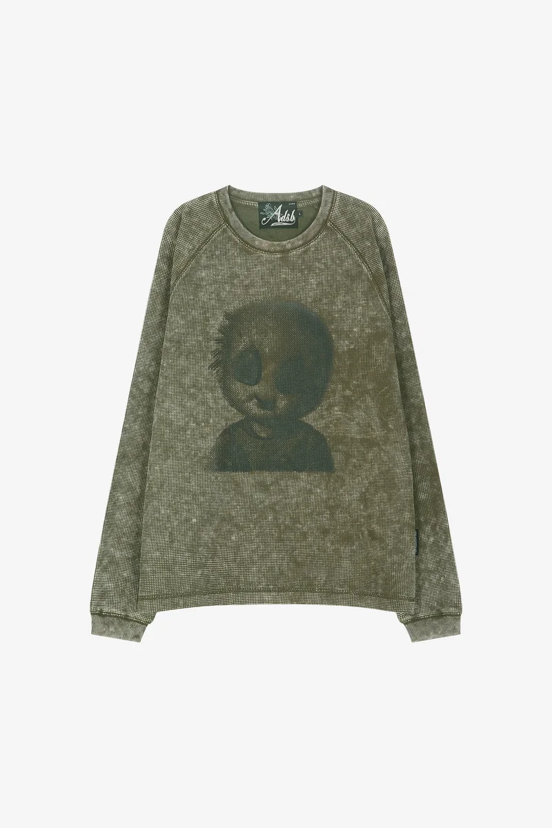 UNISEX ALIEN MACHINERY WAFFLE LONG SLEEVE T-SHIRT 6