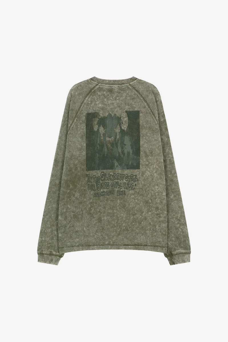 UNISEX ALIEN MACHINERY WAFFLE LONG SLEEVE T-SHIRT 7
