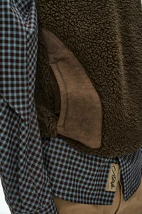 SORANO PATCHWORK FLEECE VEST thumb 6