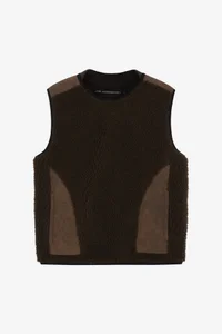 SORANO PATCHWORK FLEECE VEST thumb 9