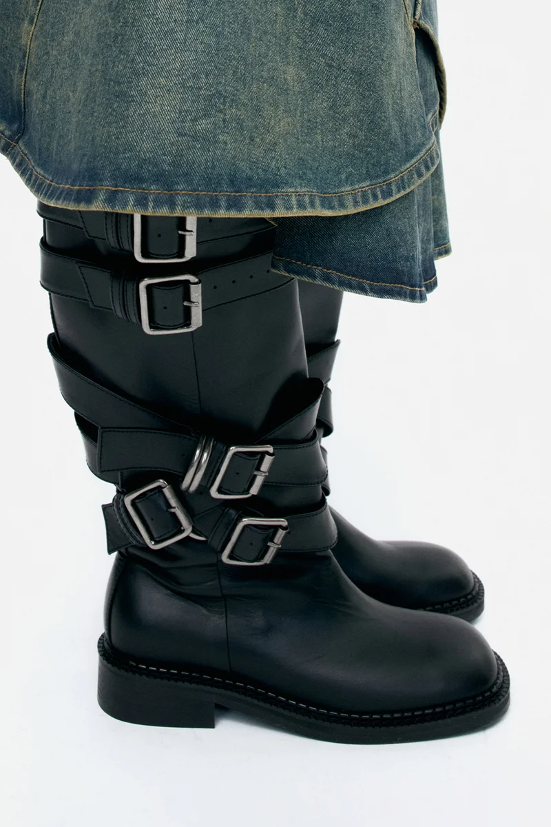 LAYERED STRAP BOOTS 5