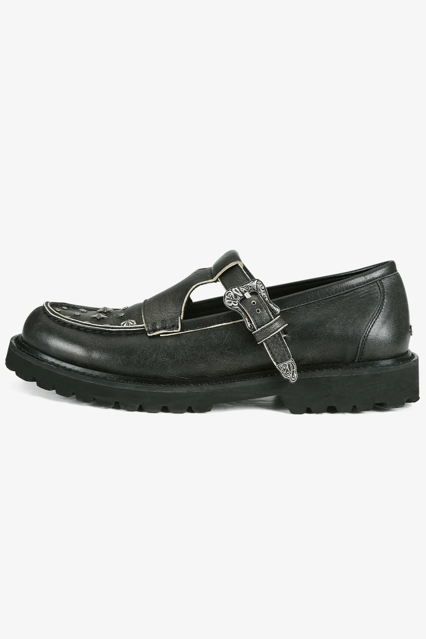 ANDERSSON BELL UNISEX WESTERN MARY JANE LOAFERS BLACK