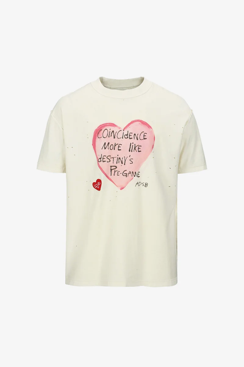 UNISEX HEART MESSAGE T-SHIRT 1