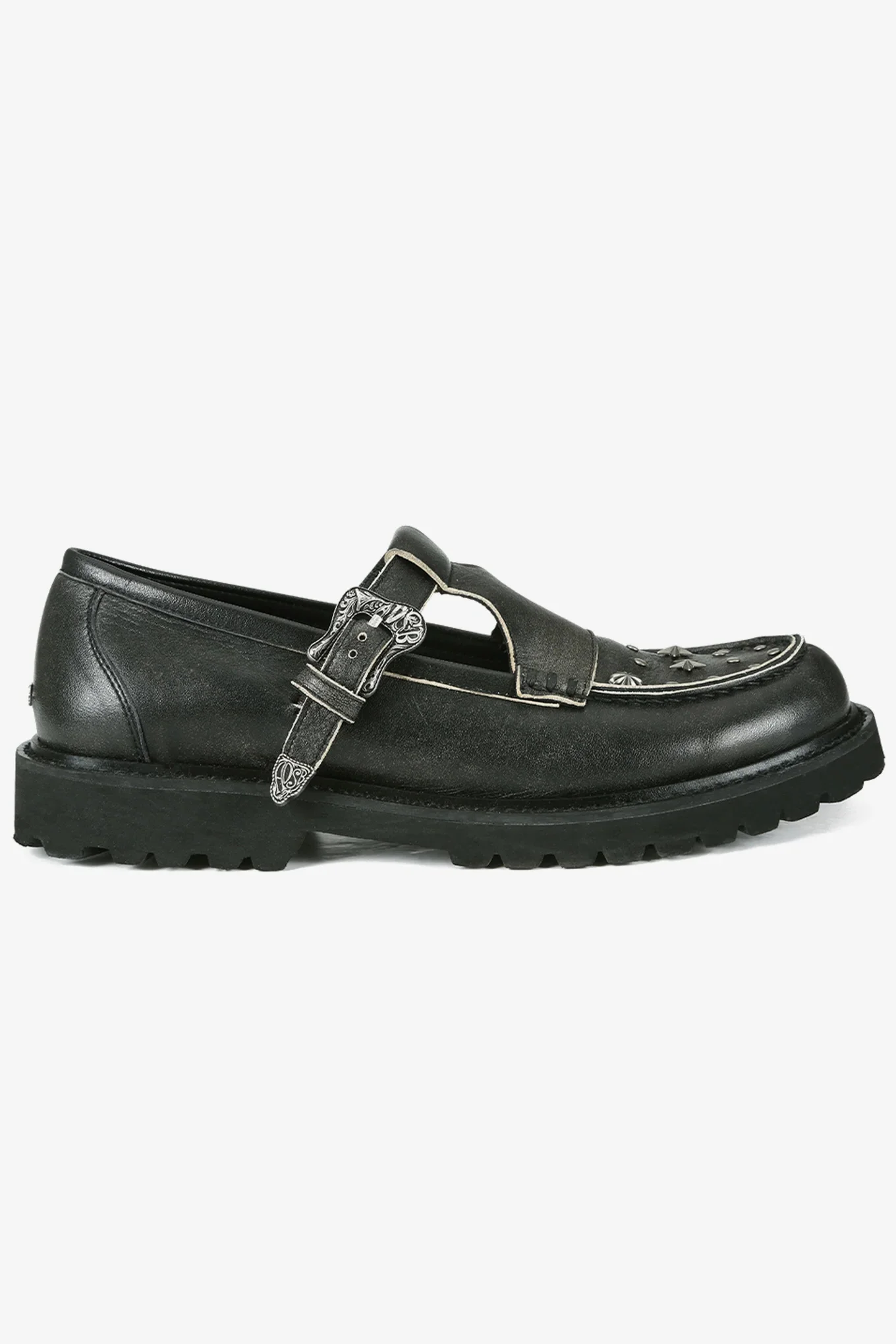 ANDERSSON BELL UNISEX WESTERN MARY JANE LOAFERS BLACK