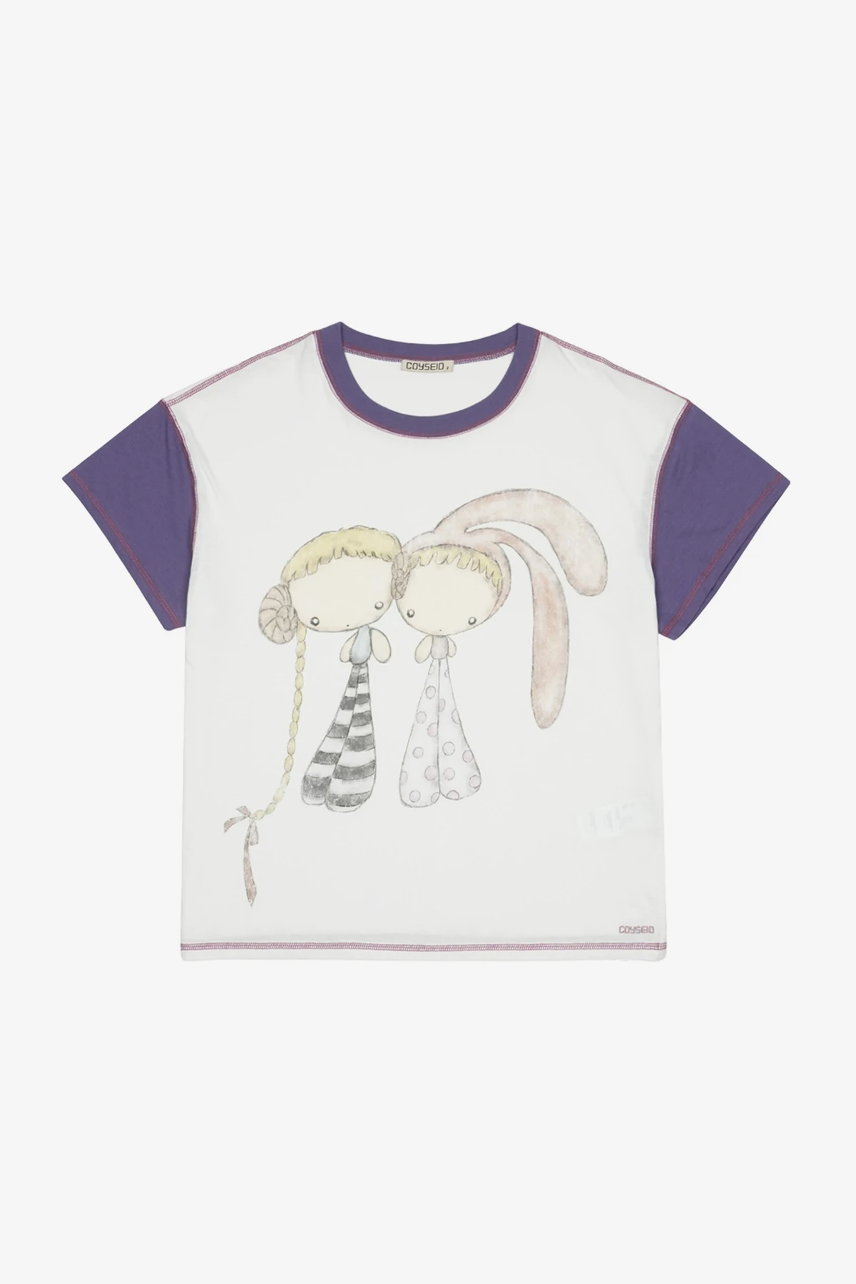 COLOR BLOCK GRAPHIC T-SHIRT_商品画像